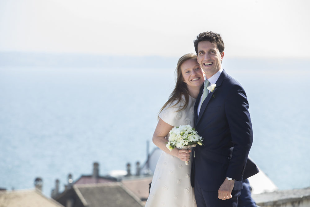 photo de couple au château de Nyon